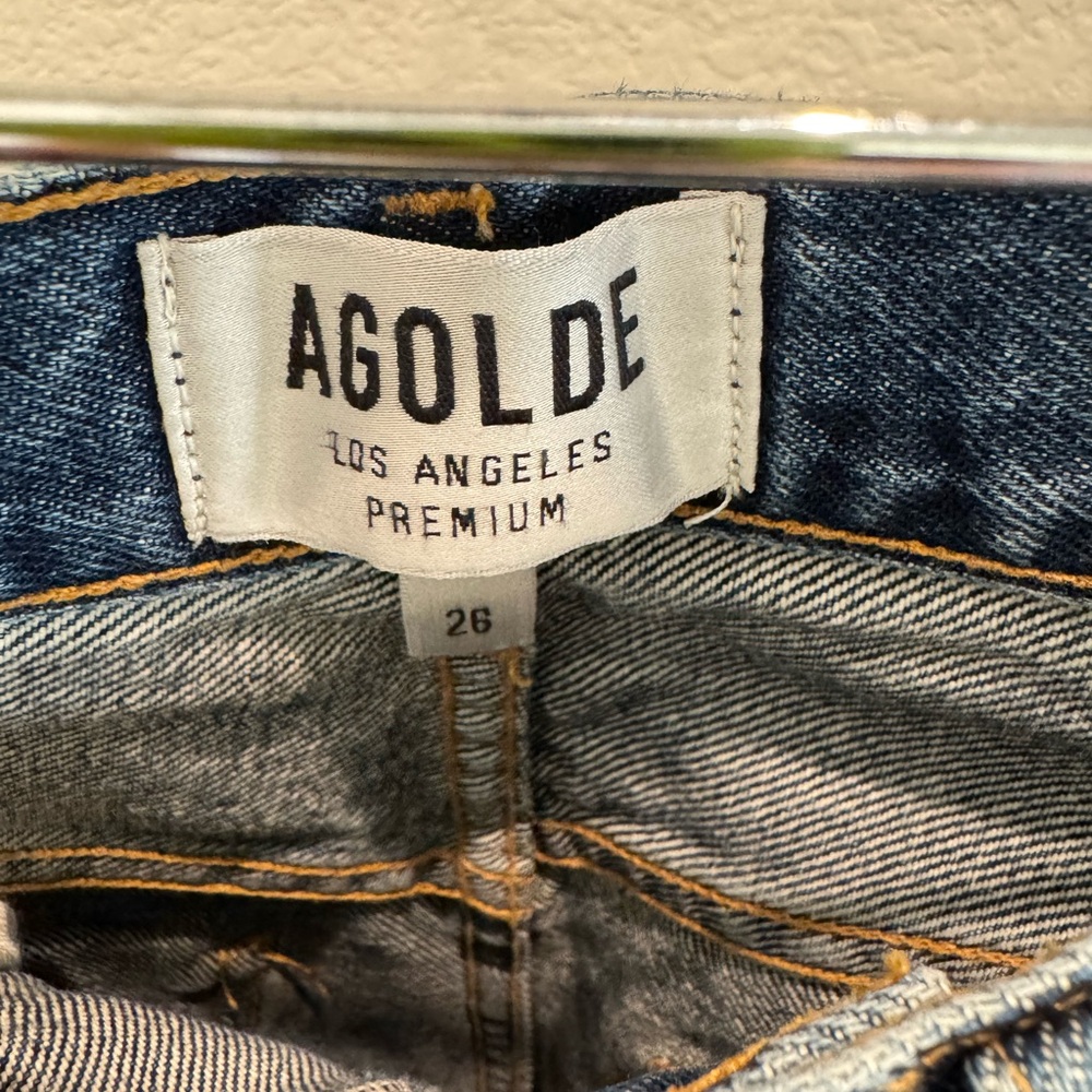Agolde 90s High Rise Loose Fit in Psyche Jeans - Picture 5 of 5
